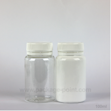 100ml Pill Bottle plastic PET